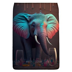 Elephant Tusks Trunk Wildlife Africa Removable Flap Cover (l) by Ndabl3x