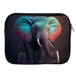 Elephant Tusks Trunk Wildlife Africa Apple iPad 2/3/4 Zipper Cases Front