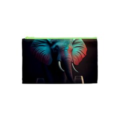 Elephant Tusks Trunk Wildlife Africa Cosmetic Bag (xs)