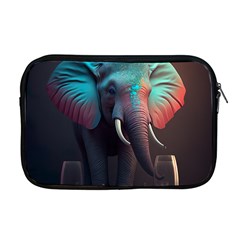 Elephant Tusks Trunk Wildlife Africa Apple Macbook Pro 17  Zipper Case by Ndabl3x