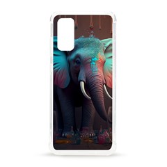 Elephant Tusks Trunk Wildlife Africa Samsung Galaxy S20 6 2 Inch Tpu Uv Case by Ndabl3x