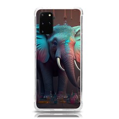 Elephant Tusks Trunk Wildlife Africa Samsung Galaxy S20plus 6 7 Inch Tpu Uv Case by Ndabl3x