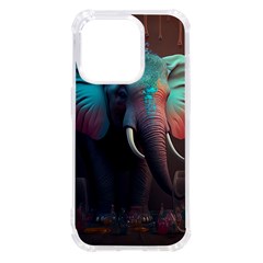 Elephant Tusks Trunk Wildlife Africa Iphone 14 Pro Tpu Uv Print Case