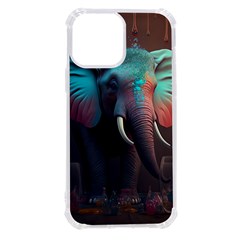 Elephant Tusks Trunk Wildlife Africa Iphone 13 Pro Max Tpu Uv Print Case by Ndabl3x