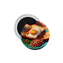 Breakfast Egg Beans Toast Plate 1 75  Magnets by Ndabl3x