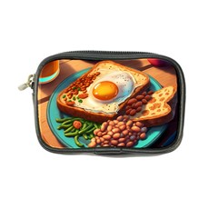 Breakfast Egg Beans Toast Plate Coin Purse