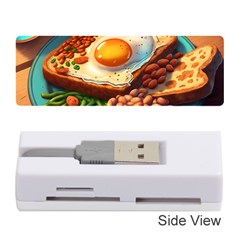 Breakfast Egg Beans Toast Plate Memory Card Reader (stick) by Ndabl3x