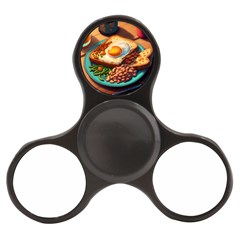 Breakfast Egg Beans Toast Plate Finger Spinner by Ndabl3x