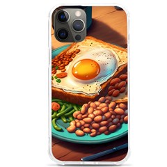 Breakfast Egg Beans Toast Plate Iphone 12 Pro Max Tpu Uv Print Case by Ndabl3x