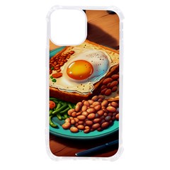 Breakfast Egg Beans Toast Plate Iphone 13 Mini Tpu Uv Print Case