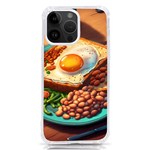 Breakfast Egg Beans Toast Plate iPhone 14 Pro Max TPU UV Print Case Front