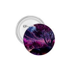 Landscape Painting Purple Tree 1 75  Buttons