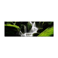 Waterfall Moss Korea Mountain Valley Green Forest Sticker (bumper) by Ndabl3x