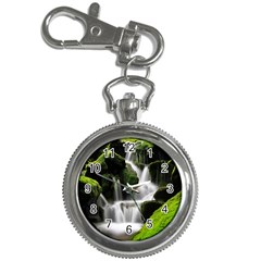 Waterfall Moss Korea Mountain Valley Green Forest Key Chain Watches by Ndabl3x