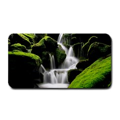 Waterfall Moss Korea Mountain Valley Green Forest Medium Bar Mat by Ndabl3x