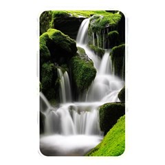 Waterfall Moss Korea Mountain Valley Green Forest Memory Card Reader (rectangular)