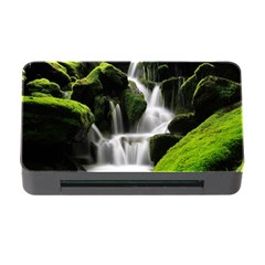 Waterfall Moss Korea Mountain Valley Green Forest Memory Card Reader With Cf by Ndabl3x