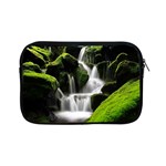 Waterfall Moss Korea Mountain Valley Green Forest Apple iPad Mini Zipper Cases Front