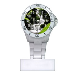 Waterfall Moss Korea Mountain Valley Green Forest Plastic Nurses Watch by Ndabl3x