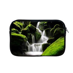 Waterfall Moss Korea Mountain Valley Green Forest Apple Macbook Pro 13  Zipper Case by Ndabl3x