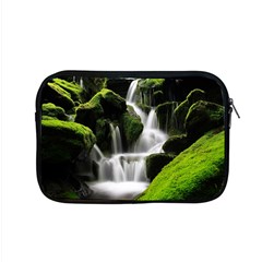 Waterfall Moss Korea Mountain Valley Green Forest Apple Macbook Pro 15  Zipper Case by Ndabl3x