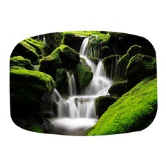 Waterfall Moss Korea Mountain Valley Green Forest Mini Square Pill Box by Ndabl3x