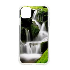 Waterfall Moss Korea Mountain Valley Green Forest Iphone 11 Tpu Uv Print Case by Ndabl3x