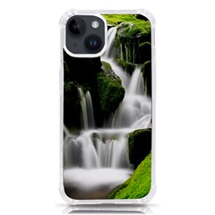 Waterfall Moss Korea Mountain Valley Green Forest Iphone 14 Tpu Uv Print Case by Ndabl3x