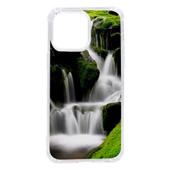 Waterfall Moss Korea Mountain Valley Green Forest Iphone 14 Pro Max Tpu Uv Print Case by Ndabl3x