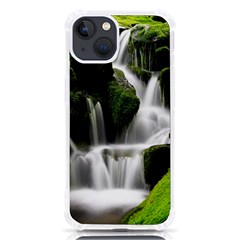 Waterfall Moss Korea Mountain Valley Green Forest Iphone 13 Tpu Uv Print Case