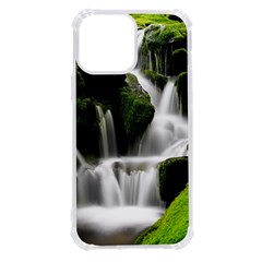 Waterfall Moss Korea Mountain Valley Green Forest Iphone 13 Pro Max Tpu Uv Print Case by Ndabl3x