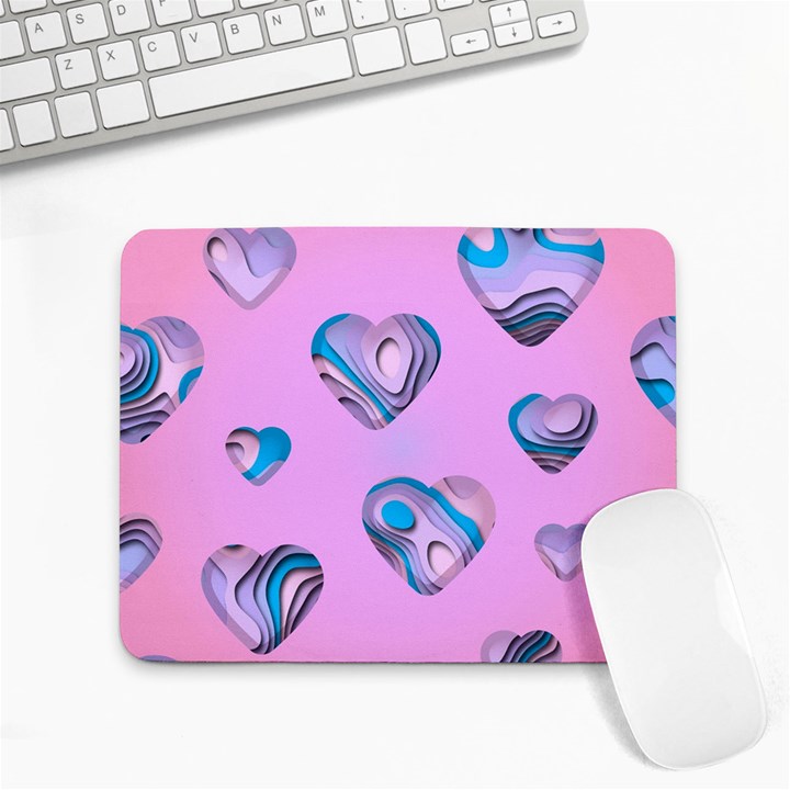 Hearts Pattern Love Small Mousepad