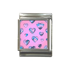 Hearts Pattern Love Italian Charm (13mm)