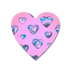 Hearts Pattern Love Heart Magnet