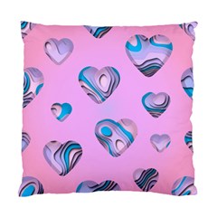 Hearts Pattern Love Standard Cushion Case (two Sides) by Ndabl3x