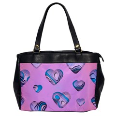 Hearts Pattern Love Oversize Office Handbag