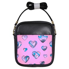 Hearts Pattern Love Girls Sling Bag