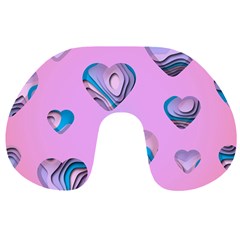 Hearts Pattern Love Travel Neck Pillow