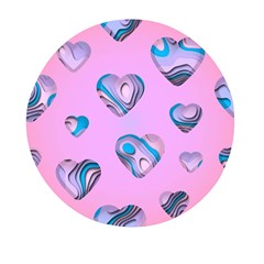 Hearts Pattern Love Mini Round Pill Box (pack Of 3) by Ndabl3x