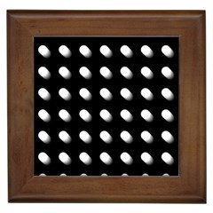 Background Dots Circles Graphic Framed Tile by Ndabl3x