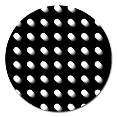 Background Dots Circles Graphic Magnet 5  (round) by Ndabl3x