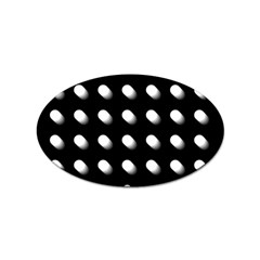 Background Dots Circles Graphic Sticker Oval (100 Pack) by Ndabl3x