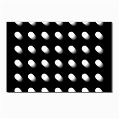 Background Dots Circles Graphic Postcard 4 x 6  (pkg Of 10) by Ndabl3x