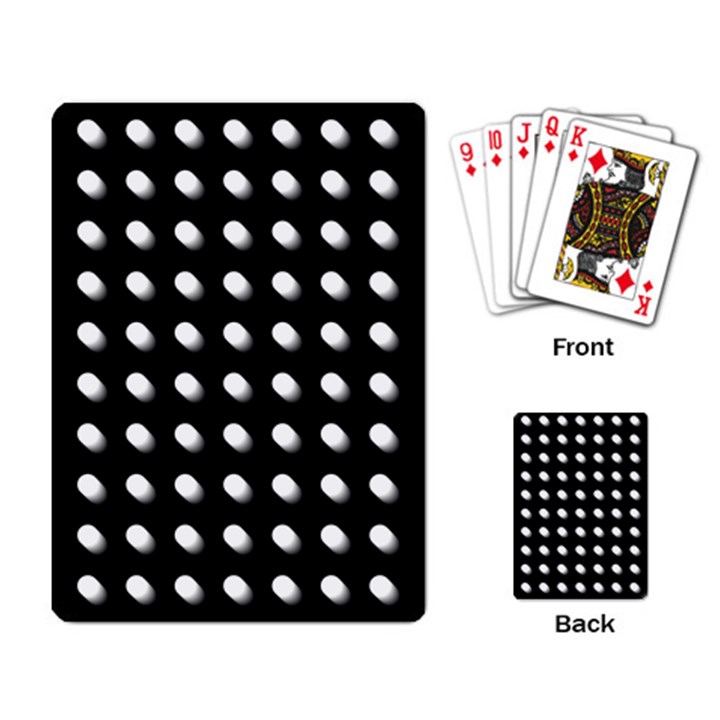 Background Dots Circles Graphic Playing Cards Single Design (Rectangle)