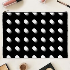 Background Dots Circles Graphic Cosmetic Bag (xxxl) by Ndabl3x