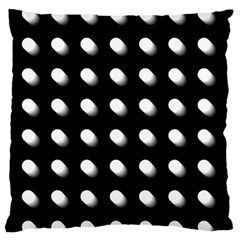 Background Dots Circles Graphic Large Premium Plush Fleece Cushion Case (two Sides) by Ndabl3x