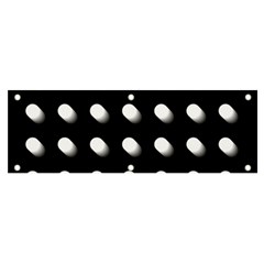 Background Dots Circles Graphic Banner And Sign 6  X 2  by Ndabl3x