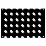 Background Dots Circles Graphic Banner and Sign 6  x 4  Front