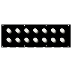 Background Dots Circles Graphic Banner And Sign 9  X 3  by Ndabl3x