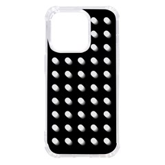 Background Dots Circles Graphic Iphone 14 Pro Tpu Uv Print Case